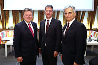 Stadtrat M. Ludwig, G. Adler und W. Faymann