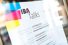 IBA-Talks Herbst 2016 Ankündigungsplakat