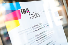 IBA-Talks Herbst 2016 Ankündigungsplakat