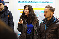 Julia Girardi-Hoog und Andreas Tschismasia (MA 25): IBA-Talk Bestandsentwicklung und Stadterneuerung-Tour durch das Projetkgebiet von Smarter Totgether in Wien - Simmering www.smartertogether.at